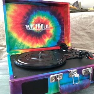 Tie Dye Record Player